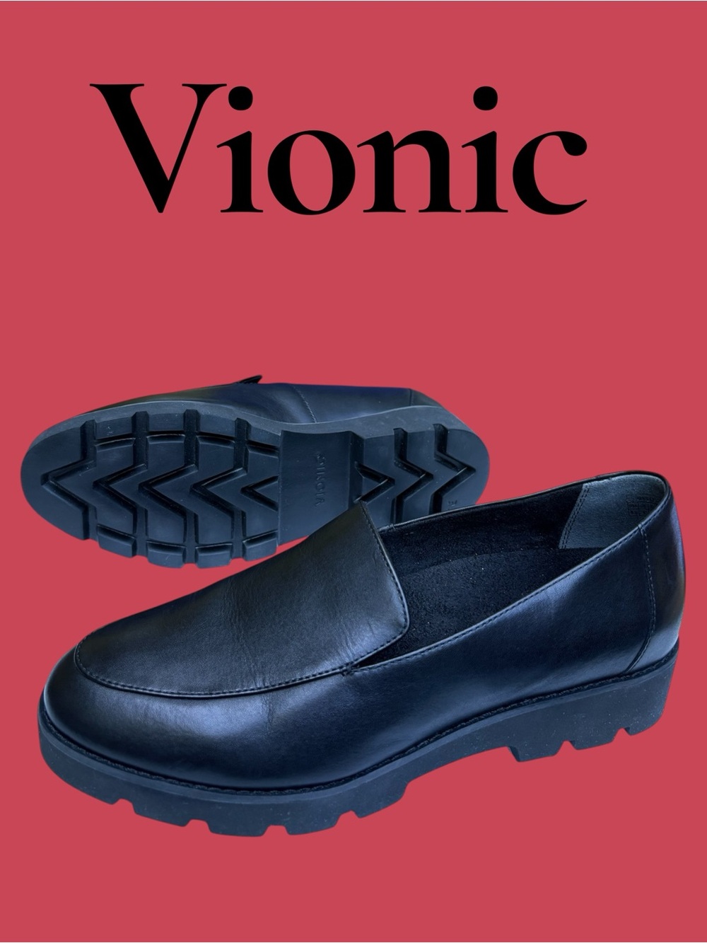 Vionic Women's Kensley Slip On
Leather Loafer NWOB or tags. size 8.5